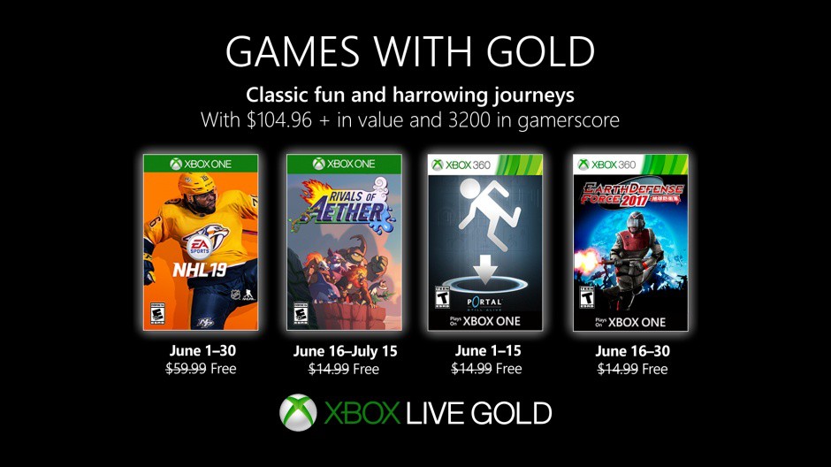 Games with Gold June 2019 Hero Image
