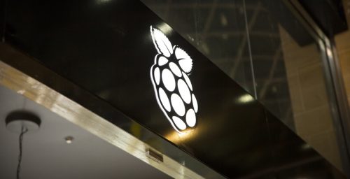 The Raspberry Pi Store sign