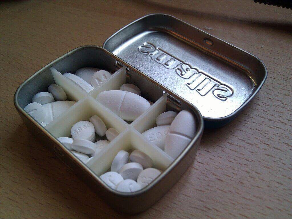 pill box insert