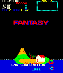 the continue screen of SNK’s Fantasy