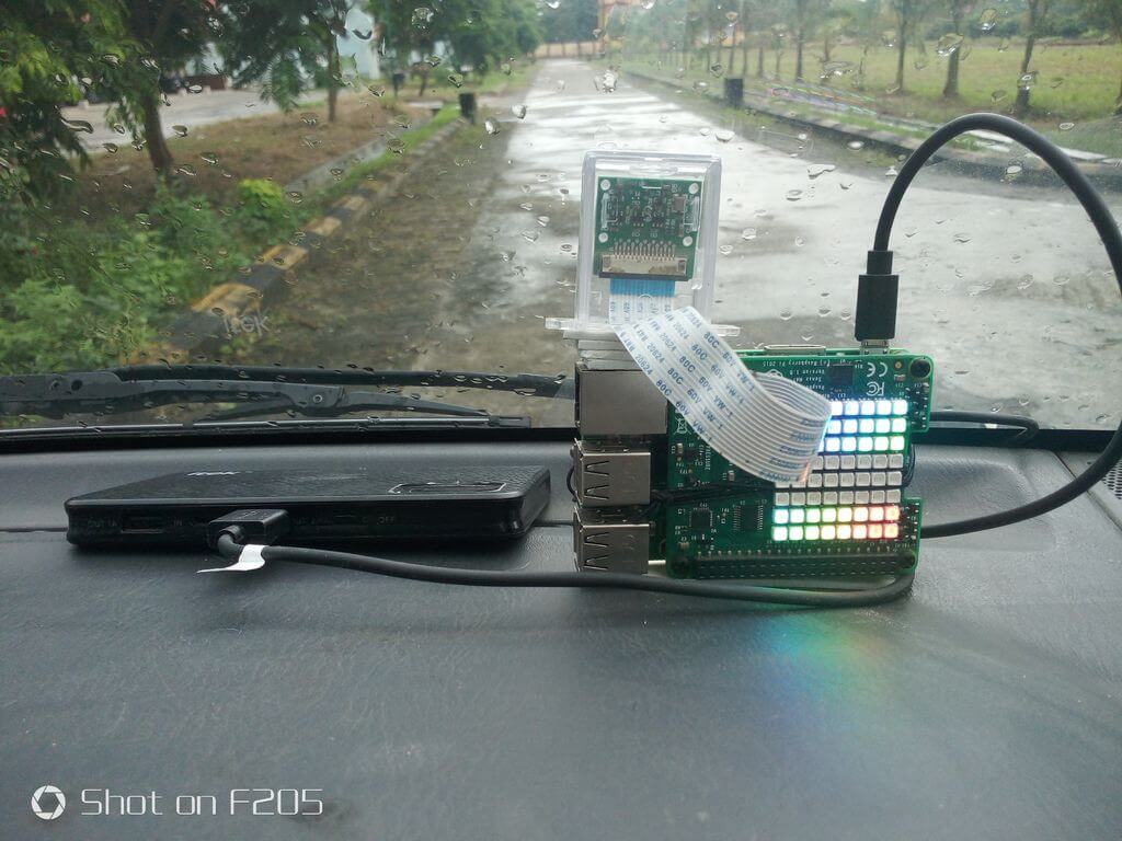Raspberry Pi Sense HAT impact recorder for your car
