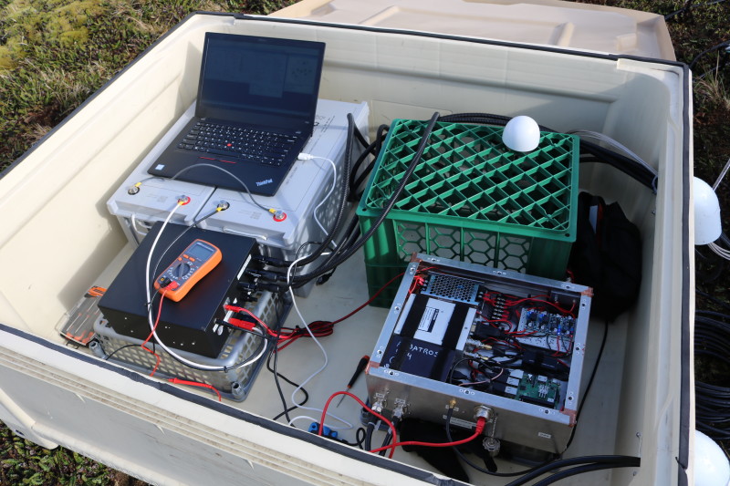  The full test kit checks interference at specific locations