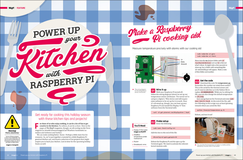 Power up your kitchen with Raspberry Pi