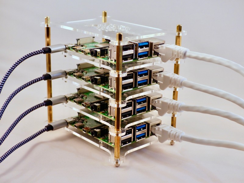 Inexpensive cluster cases like this one are available in a wide range of configurations