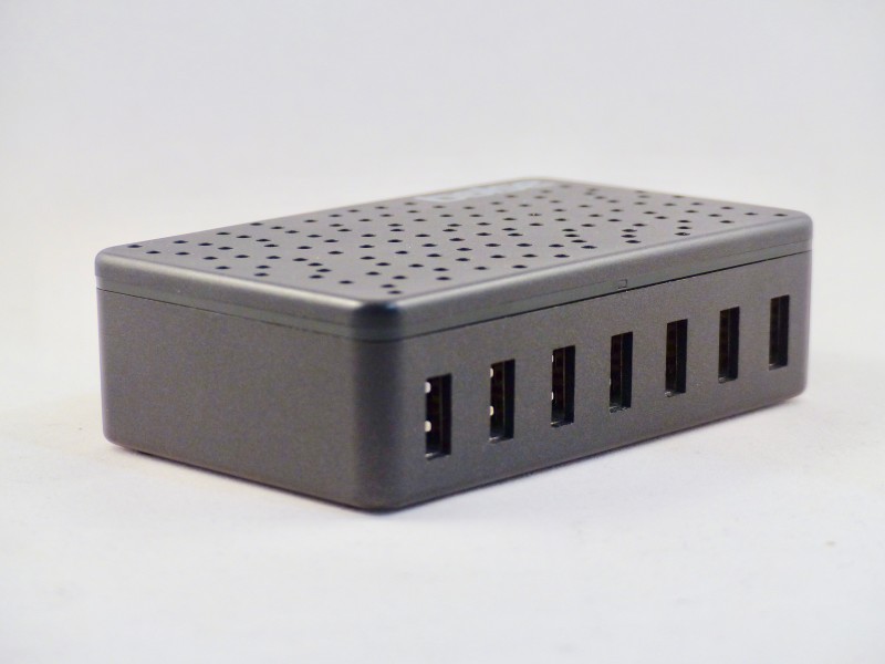 Use a multi-port USB charger to power your cluster nodes, but make sure your choice of unit has enough amps
