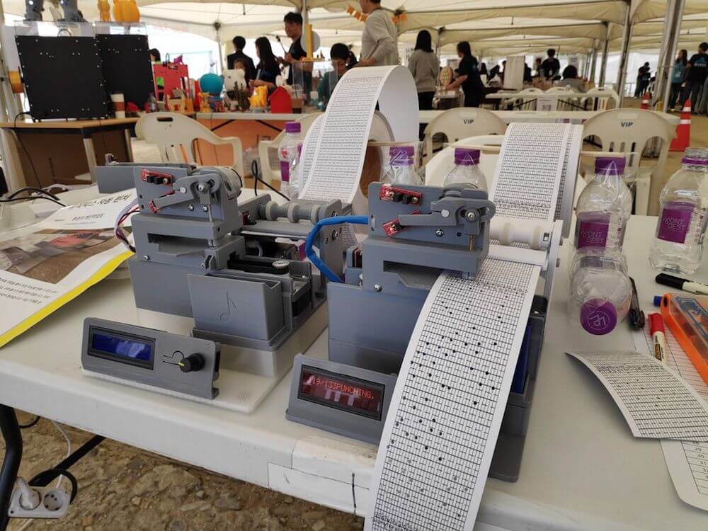 Make music with the help of an Arduino-powered hole puncher