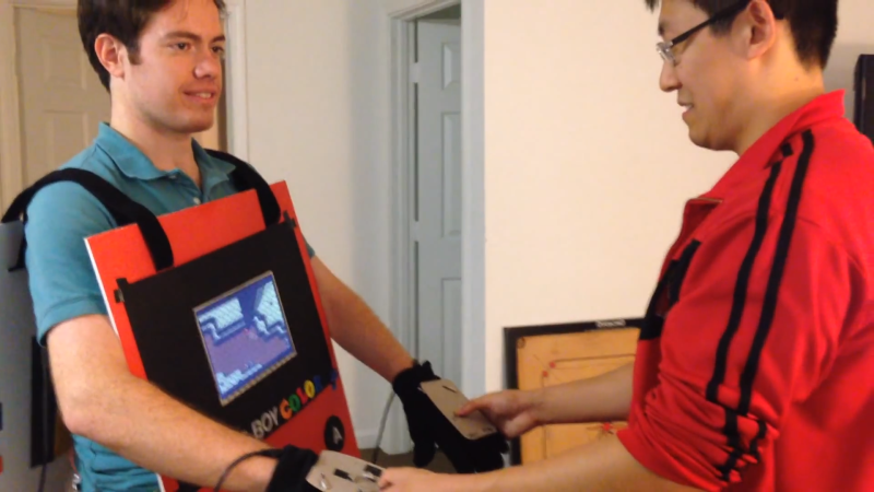 Instead of poking at Mike, you use controls on his gloves