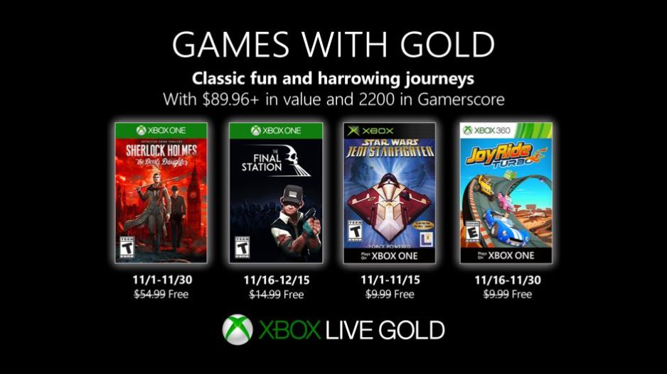 Games with Gold - November 2019