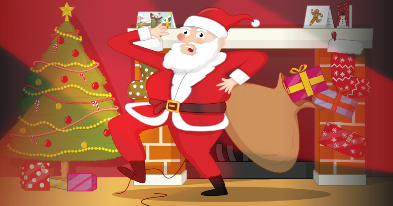You need to be lightning fast to catch Santa delivering presents. The Santa Detector gives a helping hand