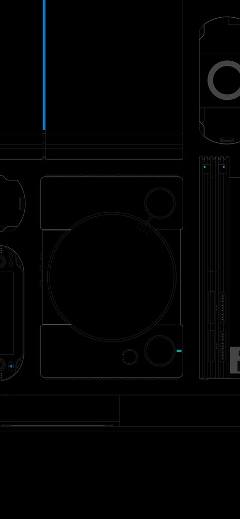 #25YearsOfPlay Wallpaper: Mobile - Black