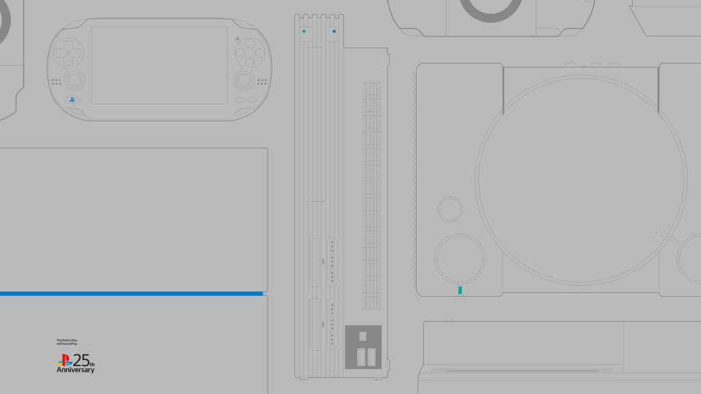 #25YearsOfPlay Wallpaper: Desktop - Light