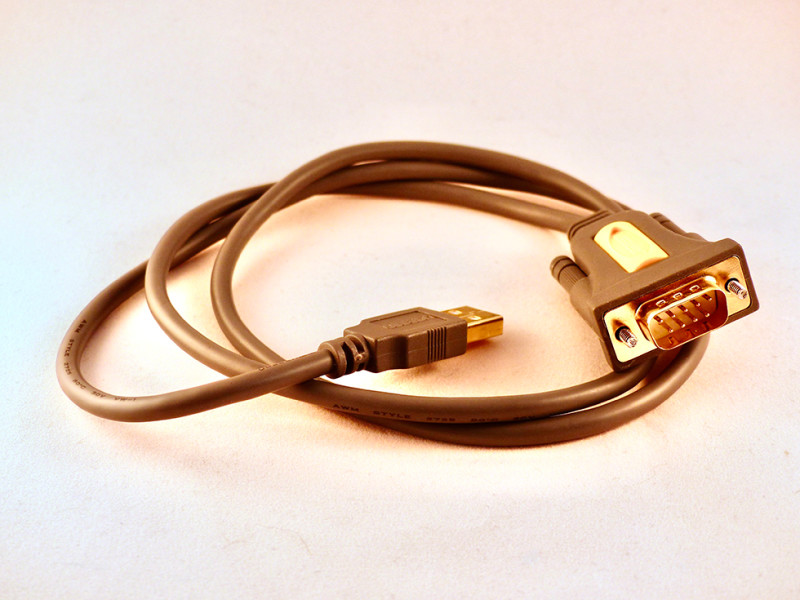 Cheat #2: The simplest solution of all is the widely available USB-to-RS232 cables based on the Prolific PL2303 chipset