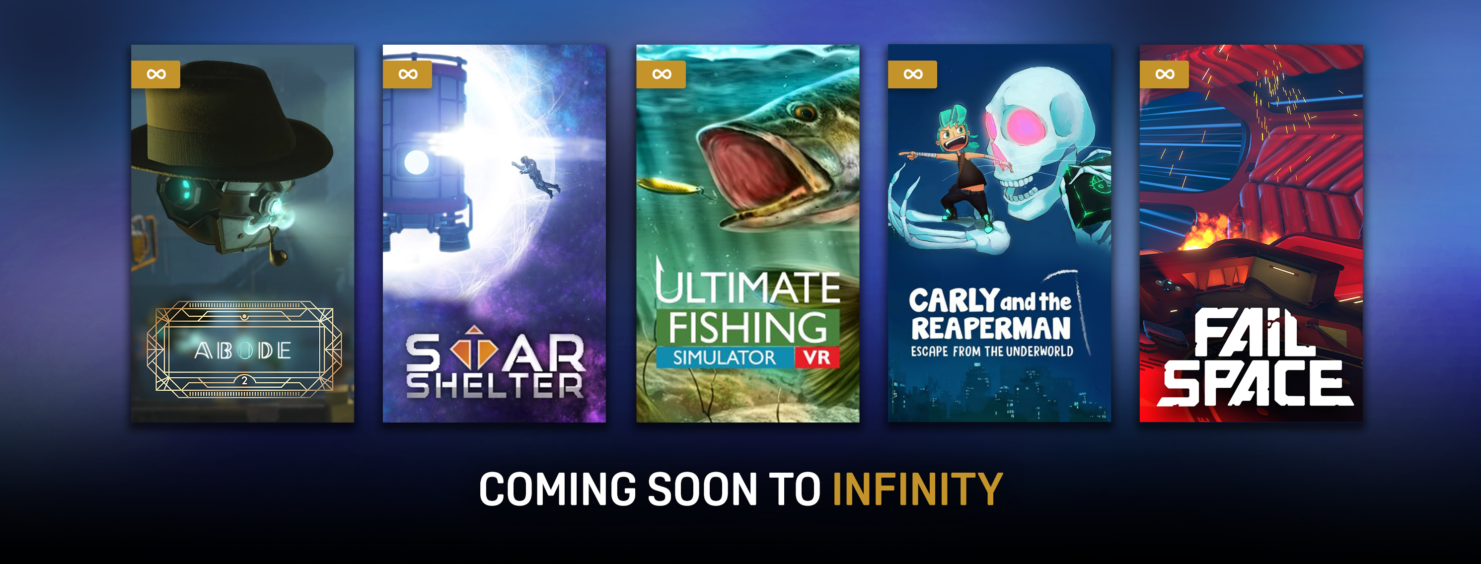 Coming Soon to Infinity: Abode 2 & Ultimate Fishing Simulator VR