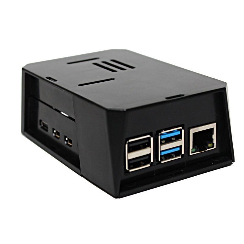 SecurePi provides a protective cover for your microSD card, USB, Ethernet and microHDMI slots and also has an air vent on top