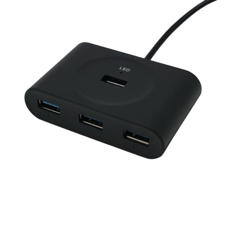 With both standard USB-A and microUSB ports, this 4-port hub has you covered