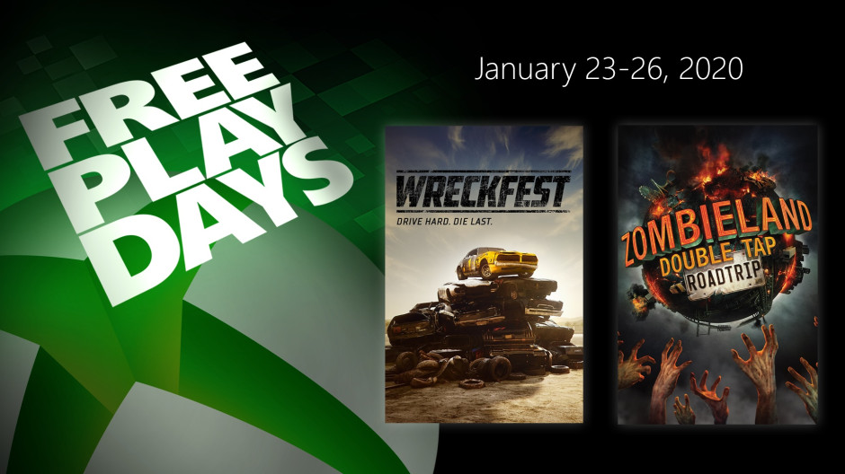 Free Play Days - Wreckfest and Zombieland