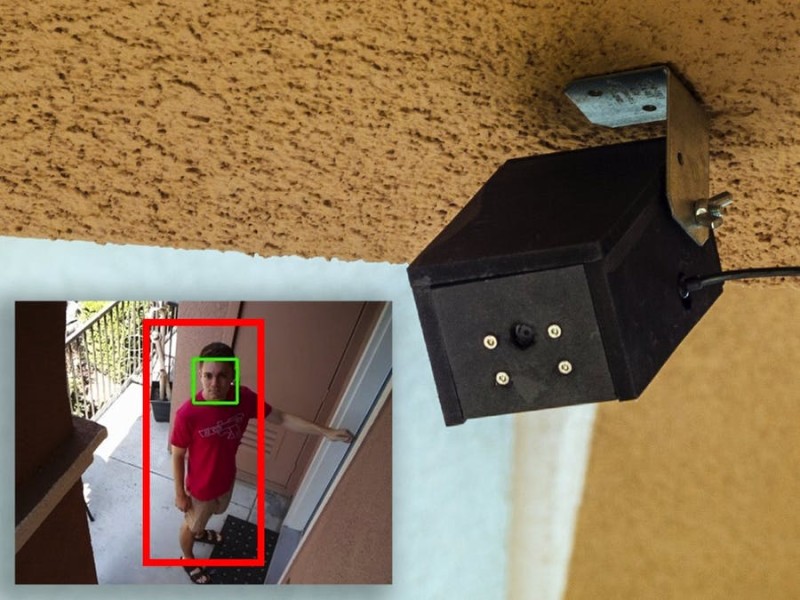 Face detection and CCTV functions make this a smart security setup