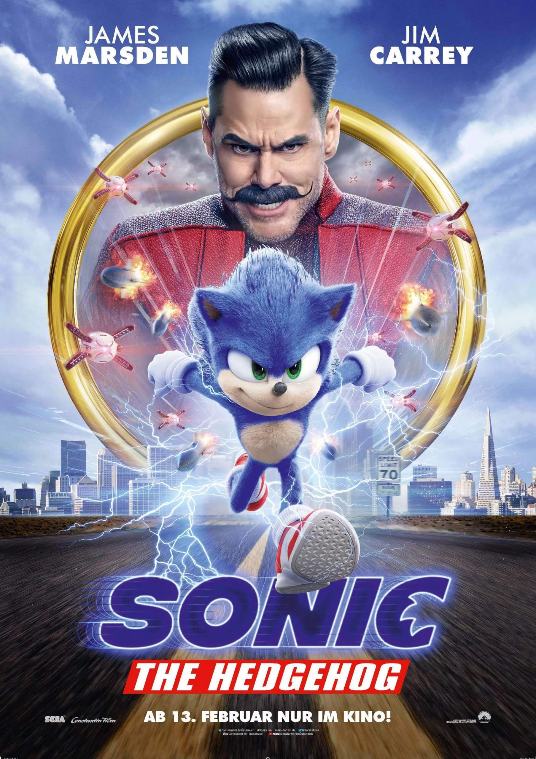 SONIC – THE HEDGEHOG VERLOSUNG Goodies zum Film Start