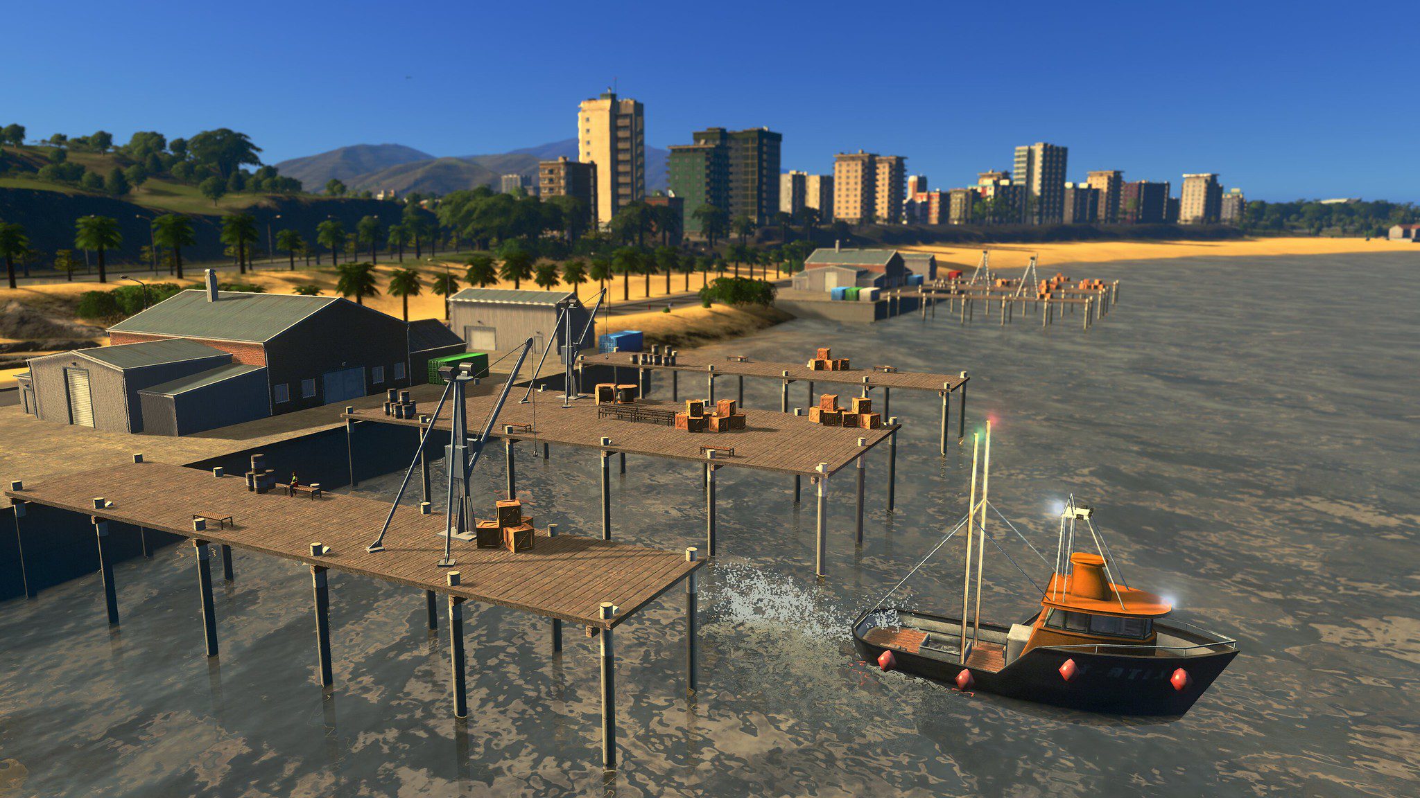 Cities: Skylines - Sunset Harbor on PS4