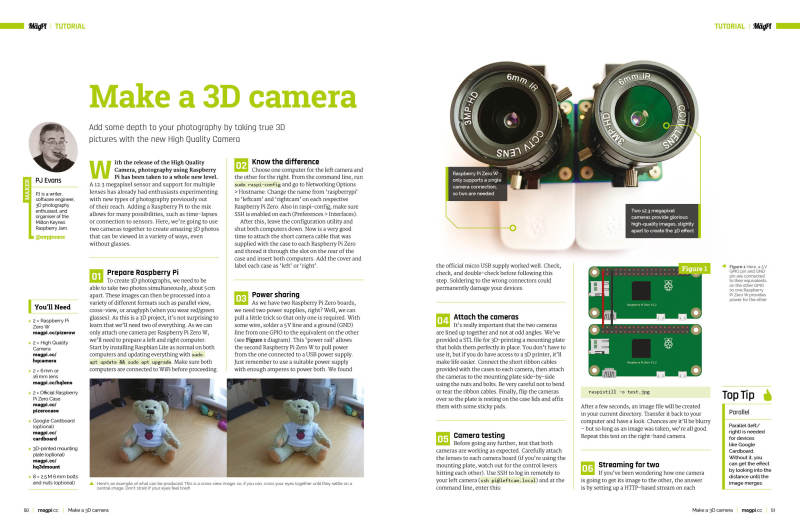 Make a 3D camera