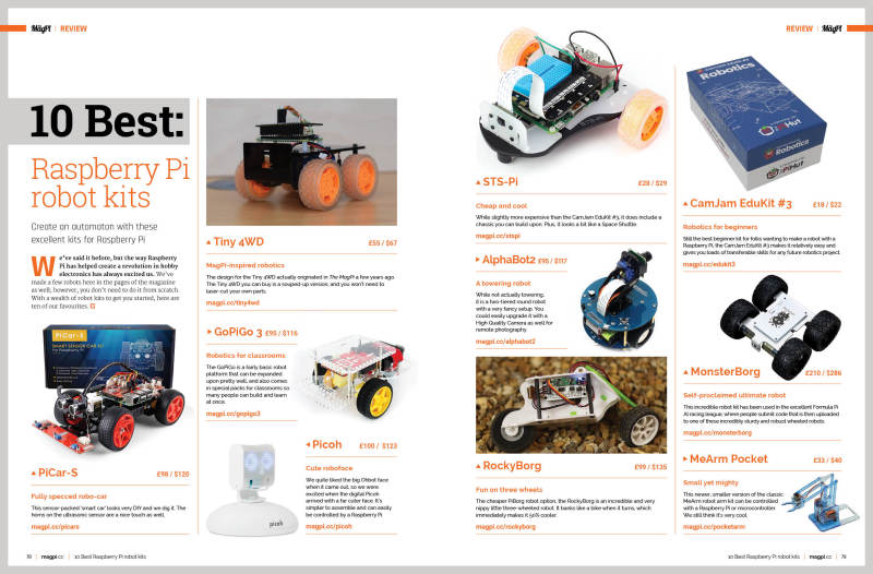 10 best Raspberry Pi robot kits
