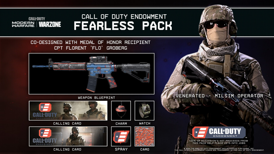 Call of Duty Endowment Fearless Pack