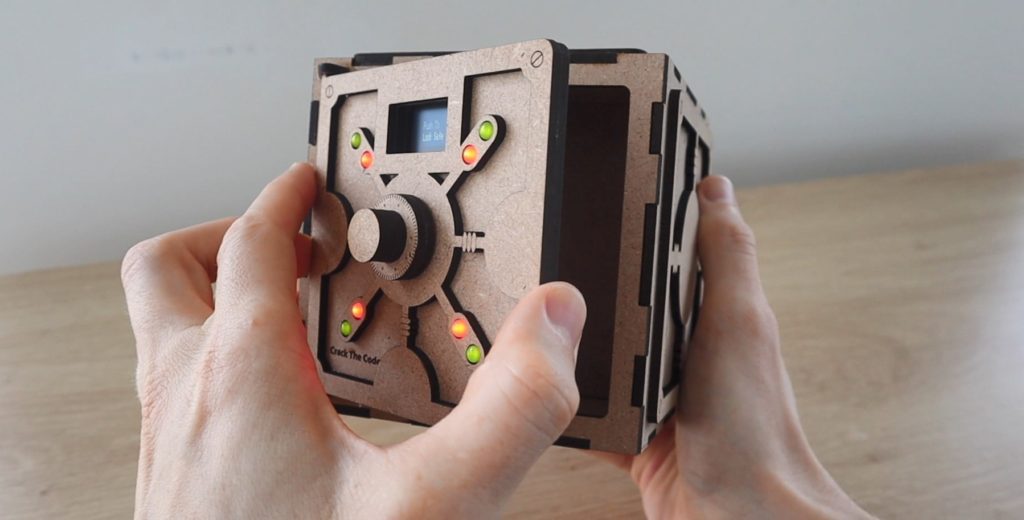 Create your own crack the code game with an Arduino-controlled safe