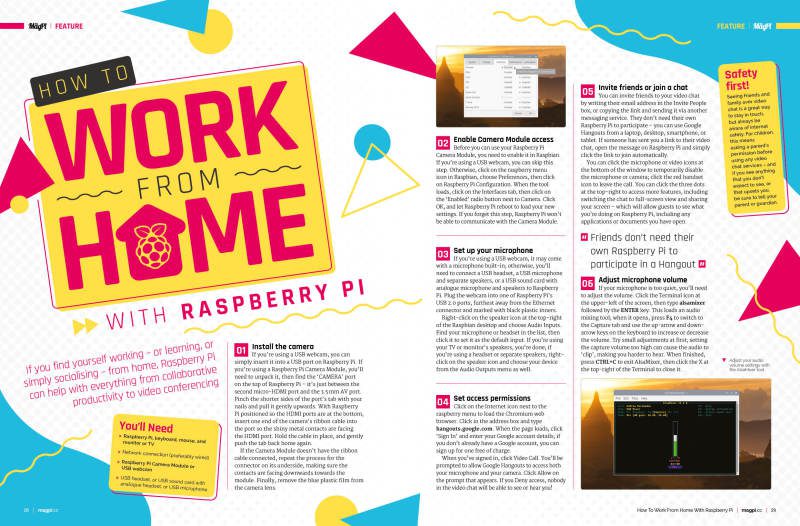 How to work from home with Raspberry Pi