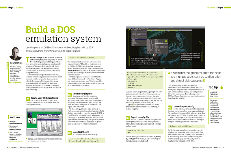 Build a DOS emulation system