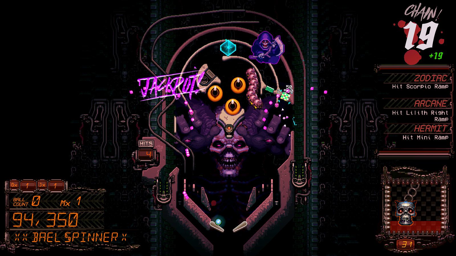 Demon’s Tilt sorgt für rasante Pinball-Action auf PS4