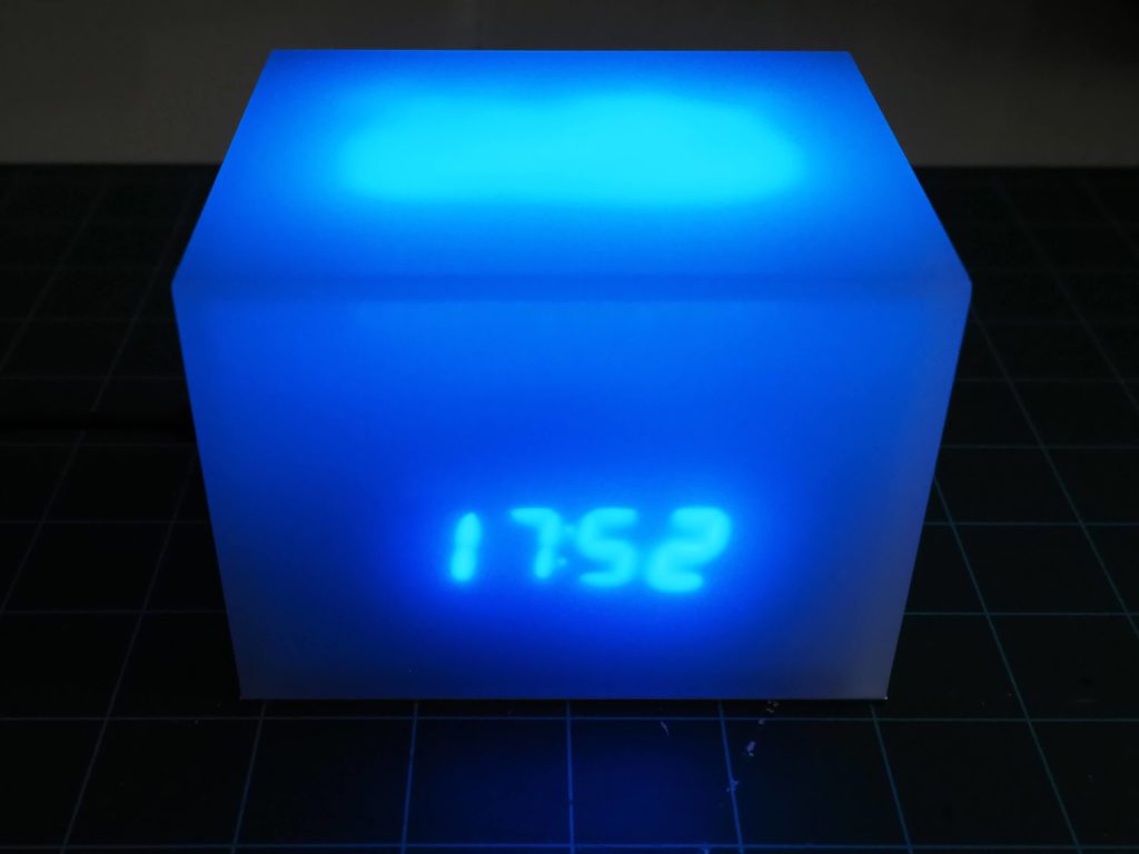 Old becomes new again with this glowing clock