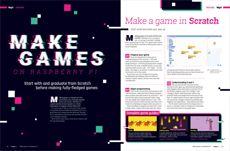 Make games with Raspberry Pi