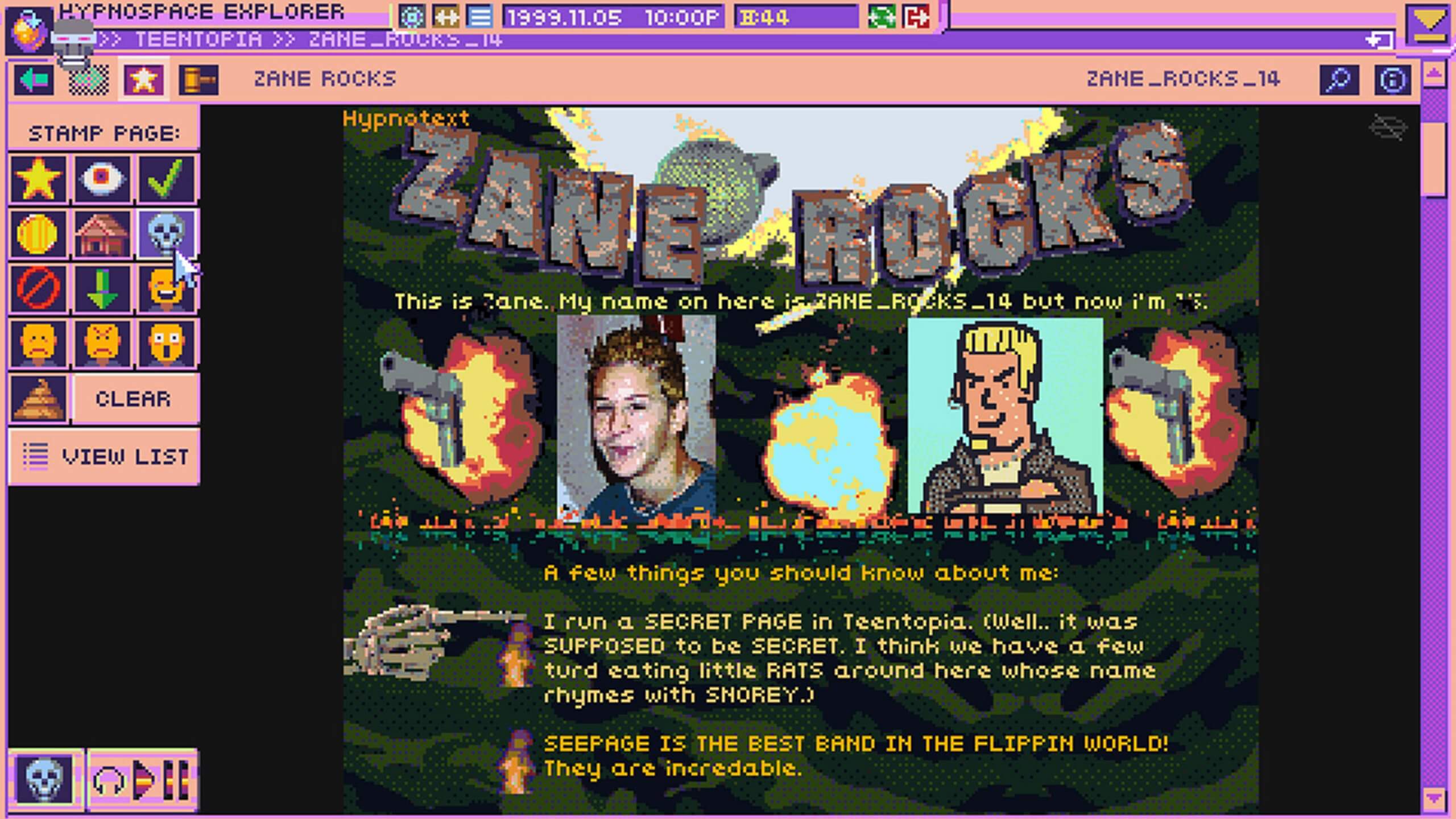Explore the internet of 1999 in Hypnospace Outlaw, out now on PS4