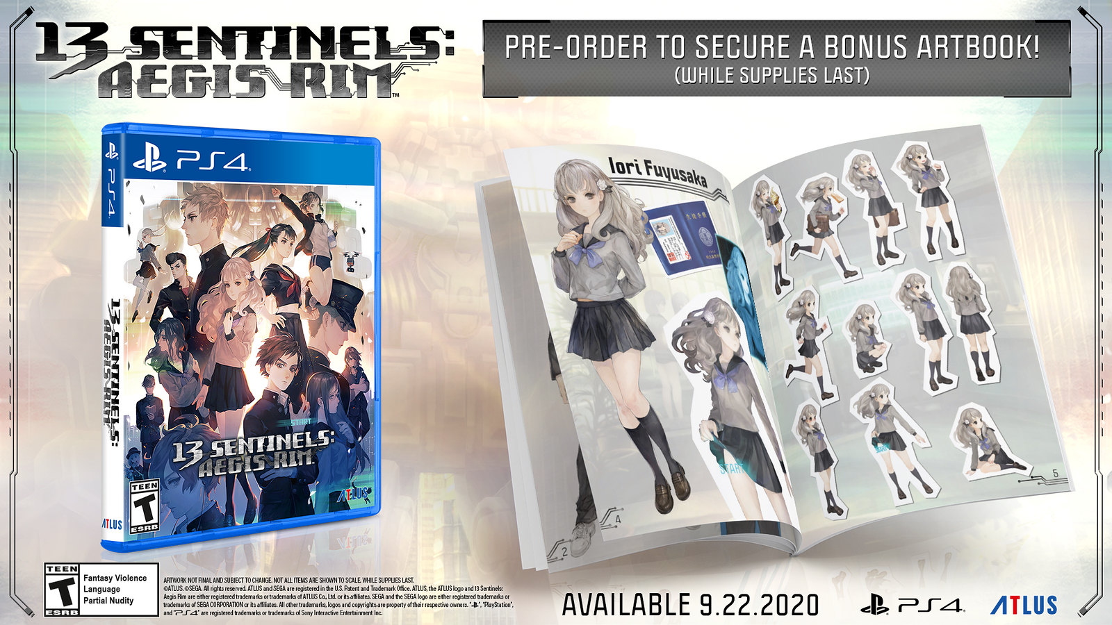 13 Sentinels: Aegis Rim PreOrder Artbook