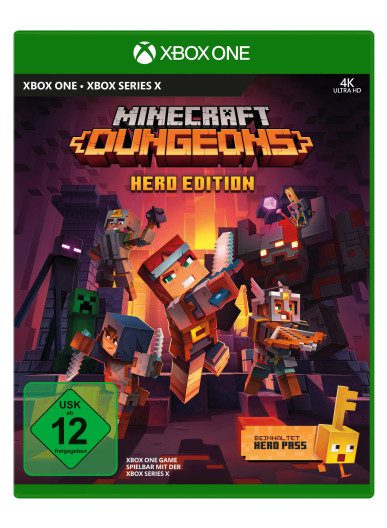 Minecraft Dungeons Hero Edition als Disc und Creeping Winter DLC ab sofort verfügbar DISC