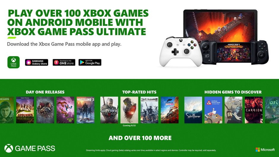 Xbox Game Pass Cloud Gaming