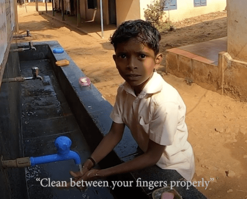 Raspberry Pi robot prompts proper handwashing