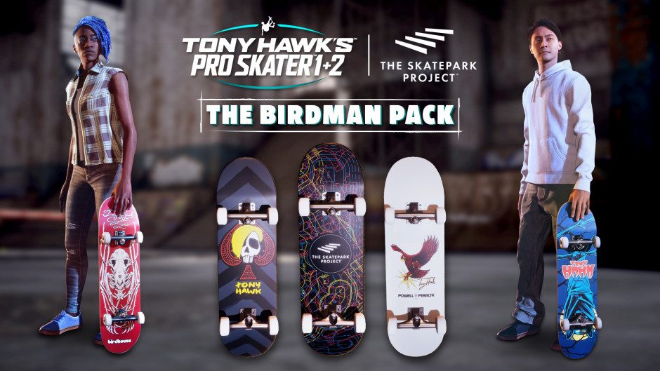 The Birdman Pack in Tony Hawk’s Pro Skater 1 and 2