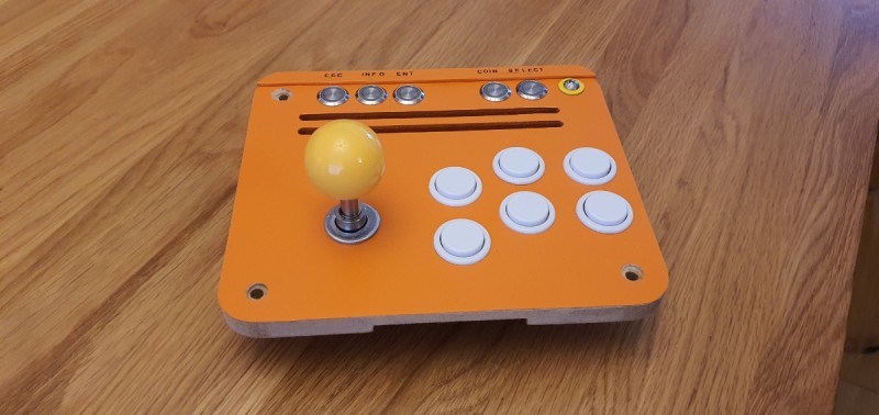 03 The control block enables the arcade to safely shut down via the power button on the front. Attach it to Raspberry Pi using the GPIO pins.