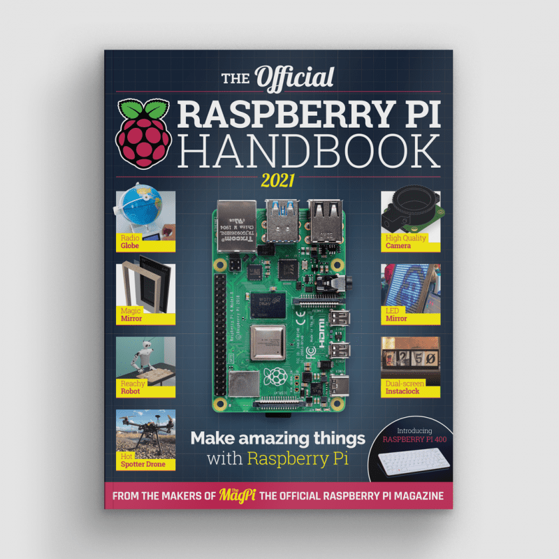 New book: The Official Raspberry Pi Handbook 2021