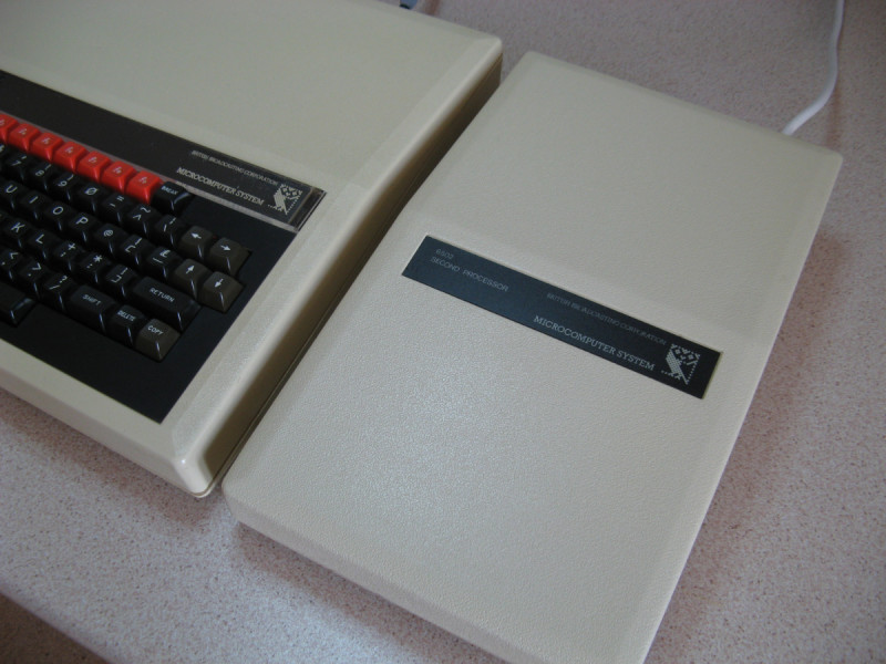 The original BBC Micro Model B had 32kB, but Acorn’s originally released 6502 second processor included a 50 percent faster 3MHz 65C02 CPU, as well as 64kB of RAM