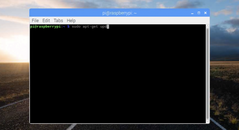 Screen grab of raspberry pi os being installed inline code