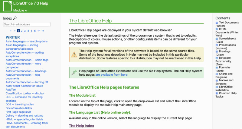 LibreOffice Help