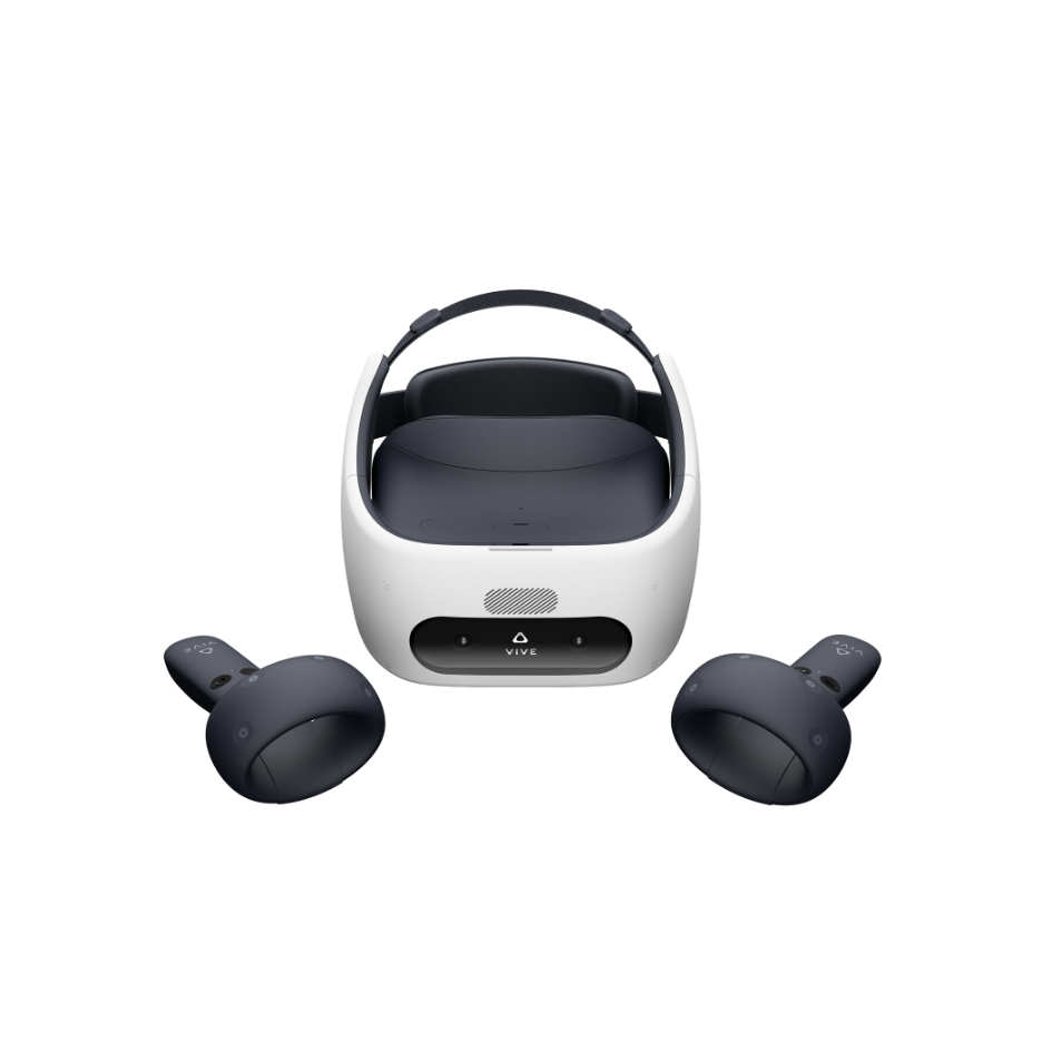 The HTC VIVE Focus Plus is an advanced all-in-one (AIO) VR headset that is completely wireless, offering portability and versatility. 