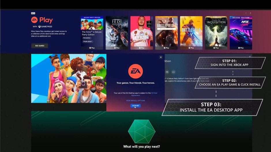 EA Play ab morgen für Xbox Game Pass-Mitglieder auf PC: ASSET 1