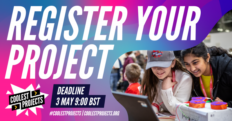Register your project for the Coolest Projects online showcase