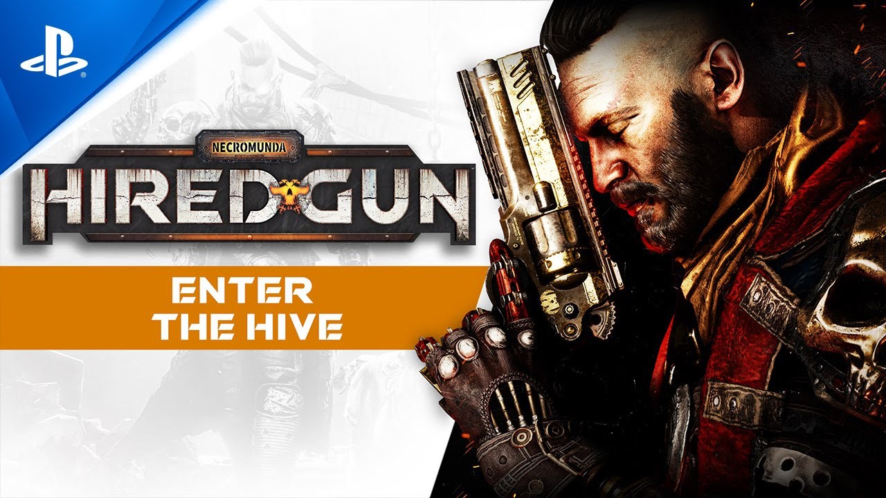 Necromunda: Hired Gun gives players powerful weapons, agility, and a cyber mastiff