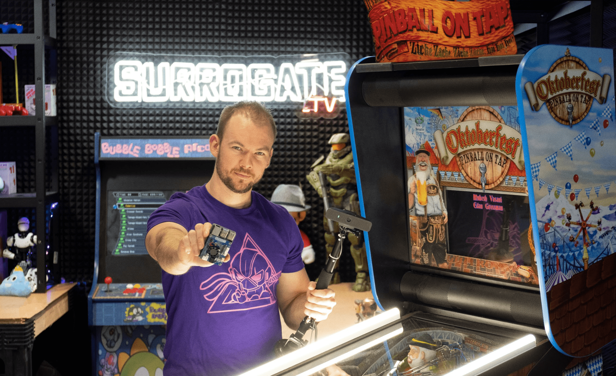 surrogate.tv oktoberfest pinball machine