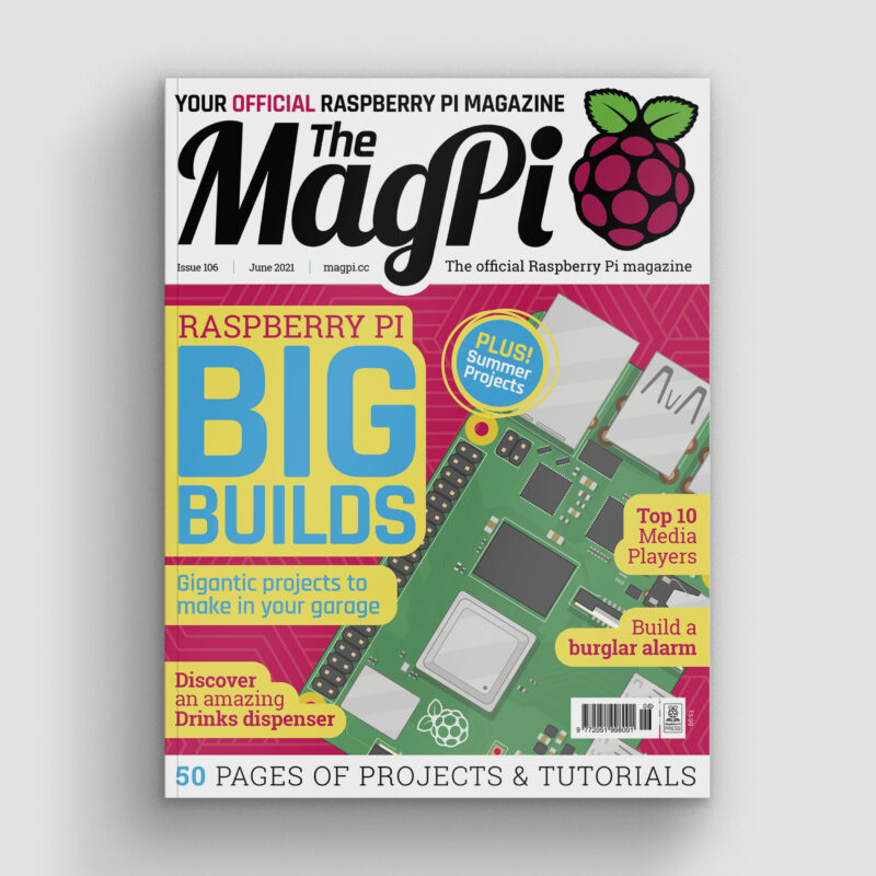 magpi magazine issue 106 cover