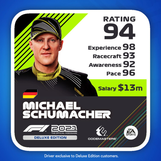 F1 2021 Drivercard